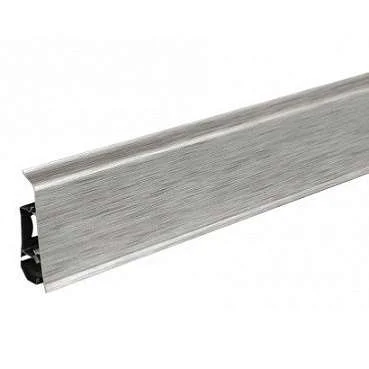 Плинтус пластиковый Arbiton INDO70 17 Алюминий 2,5 м в Казани