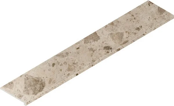 Керамогранит Italon Континуум Стоун Беж Ступень угловая правая 33х160 (Натуральная) в Казани