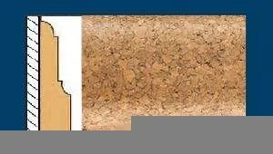 Плинтус пробковый ArtCorkDesing С 103 (Колер 8) 12х65х910 мм в Казани
