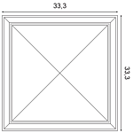 Декоративная панель Orac W123 (33.3x33.3x3.5 см) в Казани