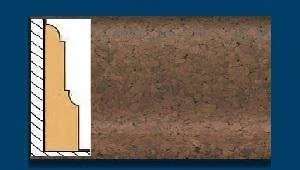 Плинтус пробковый ArtCorkDesing С 103 (Колер 11) 12х65х910 мм в Казани