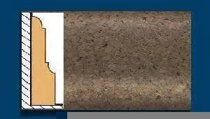Плинтус пробковый ArtCorkDesing С 103 (Колер 7) 12х65х910 мм в Казани