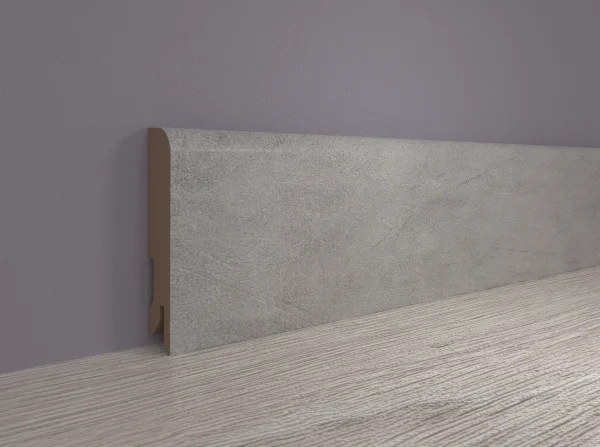 Плинтус MDF Bonkeel 24065 Бетон Лофт Натур (100х16х2400 мм) в Казани