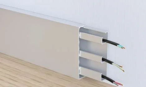 Алюминиевый плинтус Fezard Кабельный ALP-G80 Алюминий 80*15*2500 мм в Казани