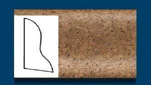 Плинтус пробковый ArtCorkDesing С 102 (Колер 9) 20x40x910 мм в Казани