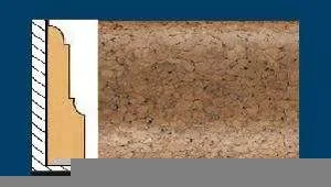 Плинтус пробковый ArtCorkDesing С 103 (Колер 9) 12х65х910 мм в Казани