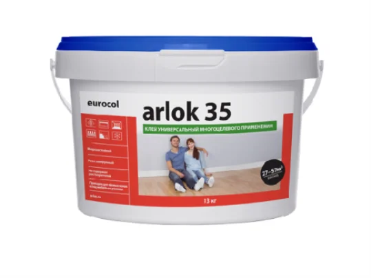 Клей Arlok 35 (13 кг) 230-490 г/м2, контактный для ПВХ покрытий в Казани