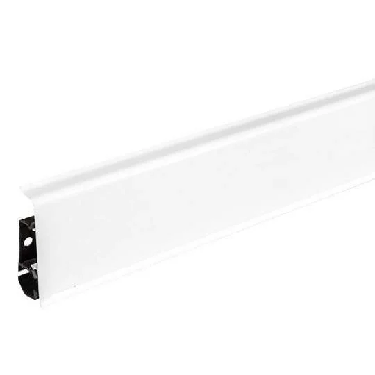 Плинтус пластиковый Arbiton INDO70 01 Белый блеск 2,5 м в Казани