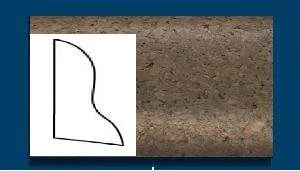 Плинтус пробковый ArtCorkDesing С 102 (Колер 7) 20x40x910 мм в Казани