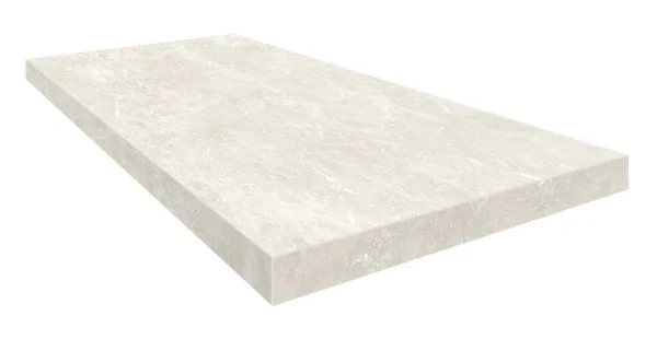 Керамогранит Coliseum Да Винчи Уайт Ступень угловая правая (Натуральный, 33х60) в Казани