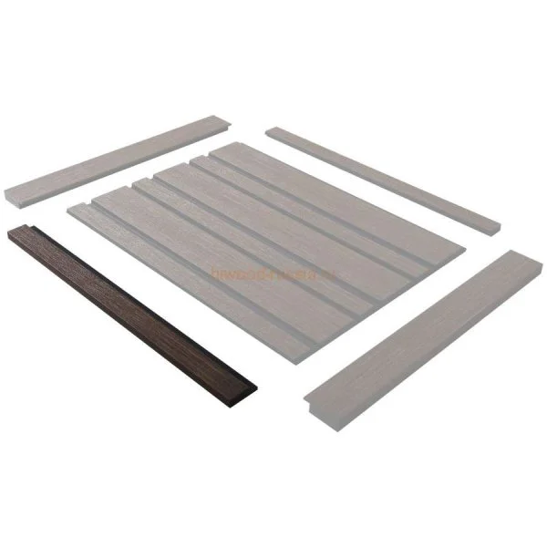 Финишный молдинг LF124A BR396K правый декорированный (42х12х2700мм) в Казани