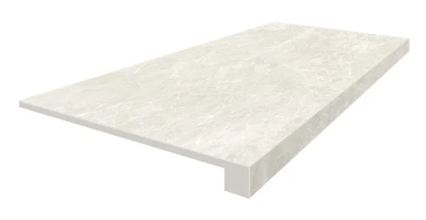 Керамогранит Coliseum Да Винчи Уайт Ступень фронтальная (Натуральный, 33х60) в Казани