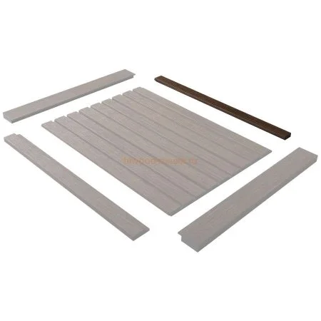 Финишный молдинг LF124B BR396 левый декорированный (31х12х2700мм) в Казани