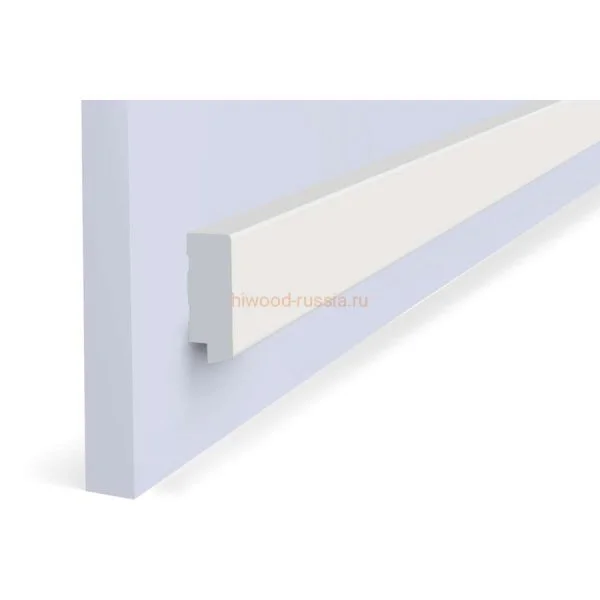 Финишный молдинг LF124B NP левый белый (31х12х2700мм) в Казани