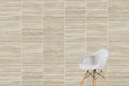 Керамогранит Vitra CityStone Травертин Линейный 60х60 (Натуральная и Реттифицированная) в Казани