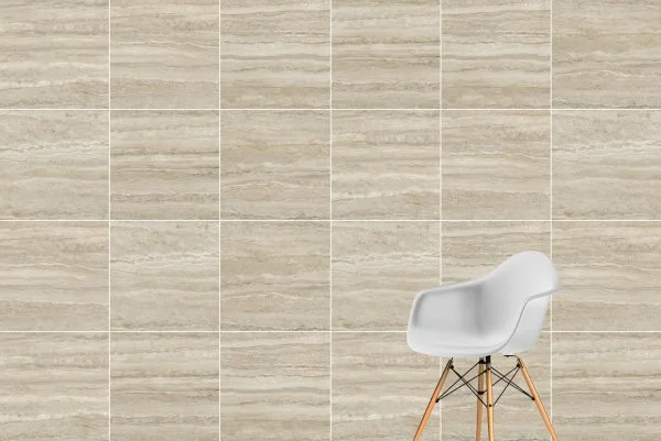 Керамогранит Vitra CityStone Травертин Линейный 60х60 (Натуральная и Реттифицированная) в Казани