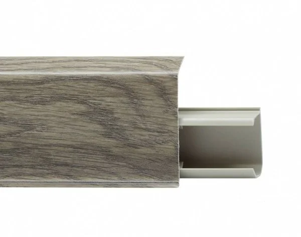 Пластиковый плинтус Royce №532 Дуб Рустикальный (55х23х2200мм) в Казани