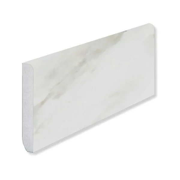 Кварцевый плинтус Fargo 6089-1 Белый Мрамор 80х11х2200 мм в Казани