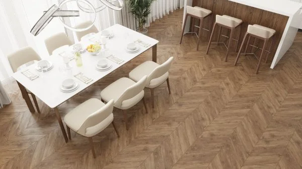 Кварц-виниловая плитка Alpine Floor Chevron Гевуина ECO 20-10 (2,5 мм. 43 класс) в Казани