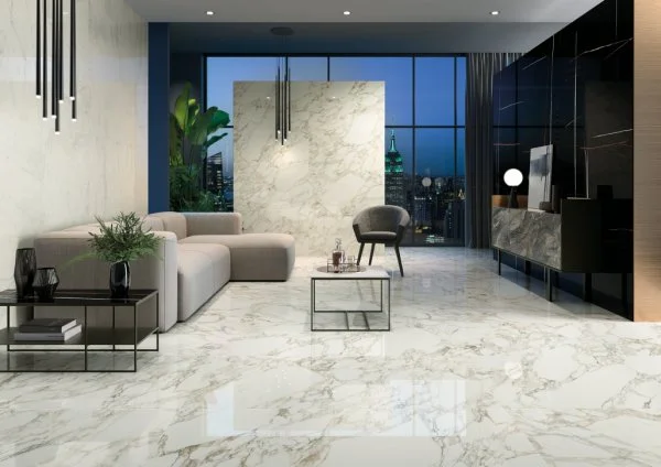 Керамогранит Italon Шарм Делюкс Арабескато Уайт 80х160 (Люкс и реттифицированная) в Казани