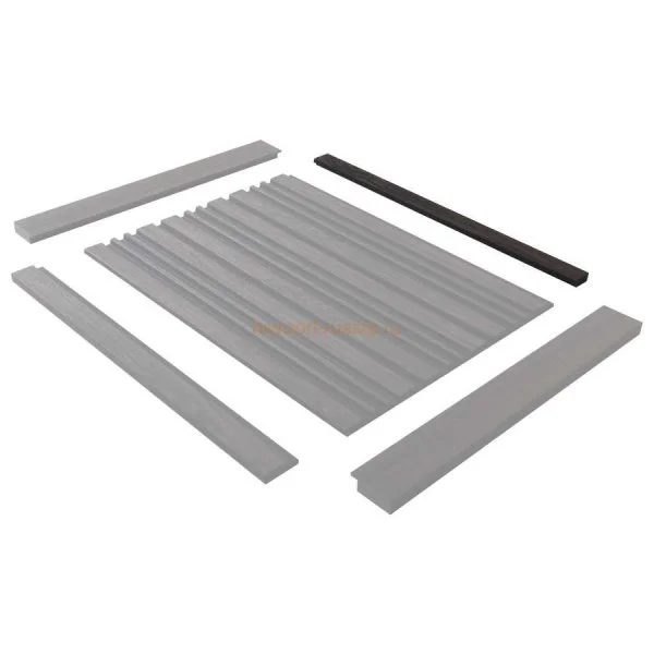 Финишный молдинг LF124B BR395K левый декорированный (31х12х2700мм) в Казани