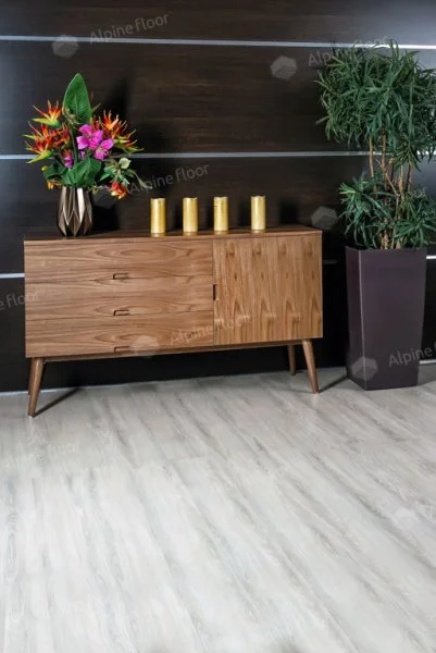 Кварц-виниловая плитка Alpine Floor Easy Line Дуб Снежный ЕСО 3-14 3 мм. 43 класс в Казани