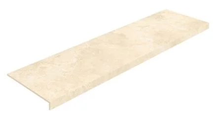 Керамогранит Coliseum Аурелия Уайт Ступень фронтальная (Натуральный, 33х120) в Казани