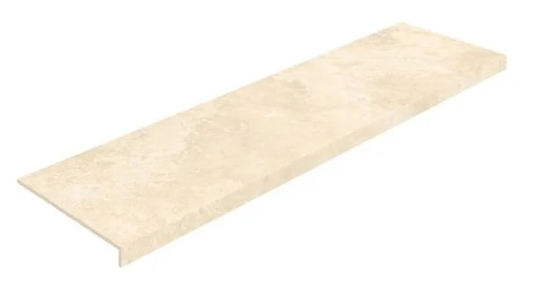 Керамогранит Coliseum Аурелия Уайт Ступень фронтальная (Натуральный, 33х120) в Казани