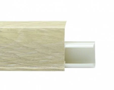 Пластиковый плинтус Royce №508 Серый Опем (55х23х2200мм) в Казани