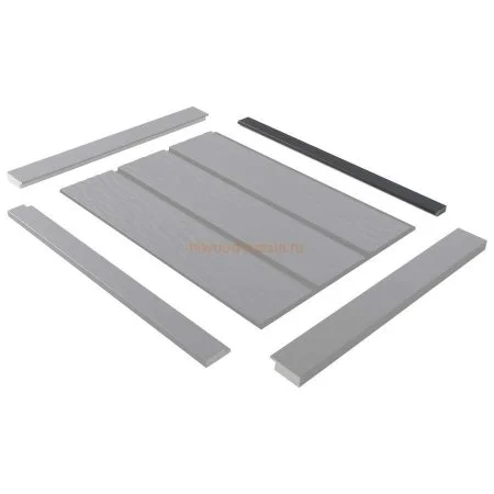 Финишный молдинг LF124B GR15K левый декорированный (31х12х2700мм) в Казани