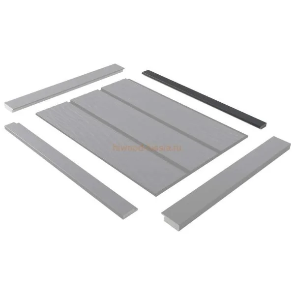 Финишный молдинг LF124B GR15K левый декорированный (31х12х2700мм) в Казани