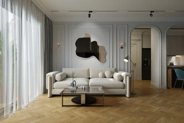 Паркетная доска Quartz Parquet Штучный паркет Вяз Кенигсберг 44-550-62 в Казани