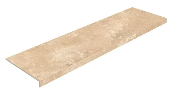 Керамогранит Coliseum Аурелия Беж Ступень фронтальная (Натуральный, 33х120) в Казани