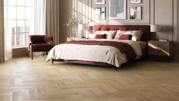 Паркетная доска Quartz Parquet Английская Ёлка Дуб Лимба 33-405 в Казани