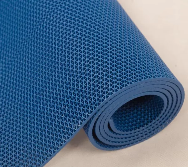 Грязезащитное рулонное покрытие ЗигЗаг Синий 4,5 мм (1,2 м) Китай в Казани