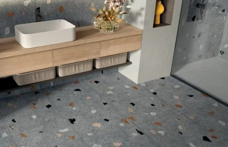 Керамогранит Coliseum Палладио Блэк 60х120 (Натуральный и Реттифицированный) в Казани