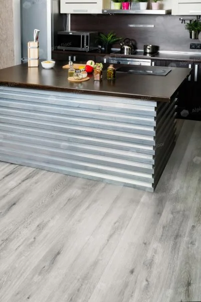 Каменно-полимерная плитка Alpine Floor Classic Ясень Серый ECO 134-5, 4мм 43 класс в Казани