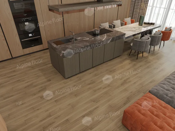 Каменно-полимерная плитка Alpine Floor Grand Sequoia Village Вайпуа ECO 11-1907 4мм, 43 класс в Казани