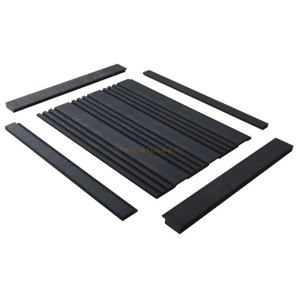 Финишный молдинг LF124B BK114K левый декорированный (31х12х2700мм) в Казани