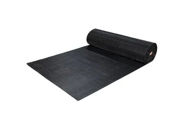 Грязезащитное рулонное покрытие ЗигЗаг Черный 5 мм (0,9 м) Китай в Казани