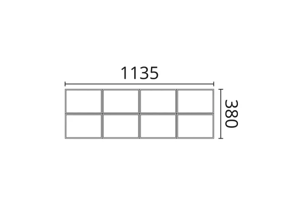 Декоративная панель NMC Arstyl Bump (113.5x38x4.3 см) в Казани
