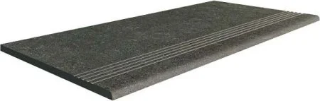 Керамогранит Italon Аурис Блэк ступень (Натуральная, 30х60) в Казани