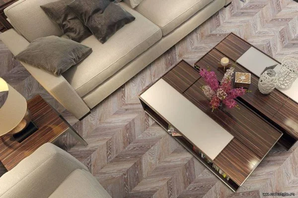 Пробковое покрытие CorkStyle Chevron Brown (1235*305*6 мм) HC в Казани