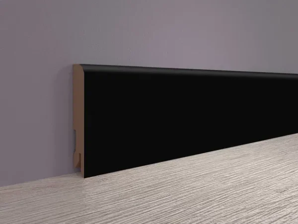 Плинтус MDF Bonkeel 24032 Чёрный Софт (100х16х2400 мм) в Казани