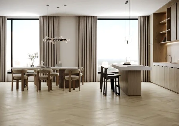 Паркетная доска Quartz Parquet Английская Ёлка Дуб Испанский 33-404 в Казани