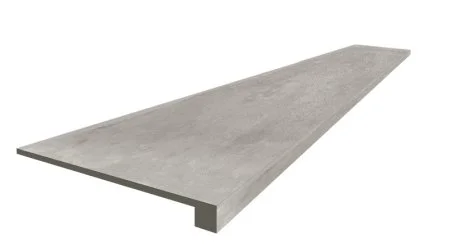 Керамогранит Coliseum Экспо Грэй Ступень фронтальная (Натуральный, 33х60) в Казани