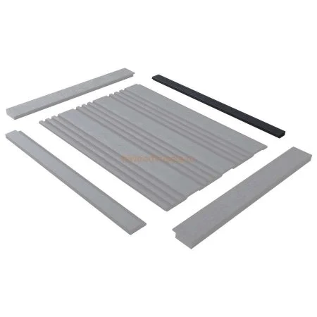 Финишный молдинг LF124B BK114K левый декорированный (31х12х2700мм) в Казани