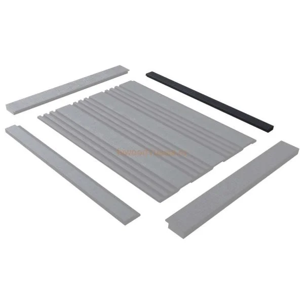 Финишный молдинг LF124B BK114K левый декорированный (31х12х2700мм) в Казани