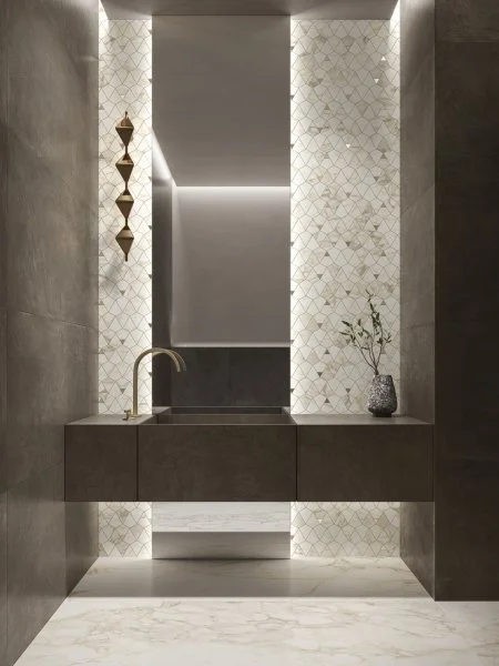 Керамогранит Italon Этернум Каррара Мозаика Вертекс 25.8х30 (Натуральная) в Казани