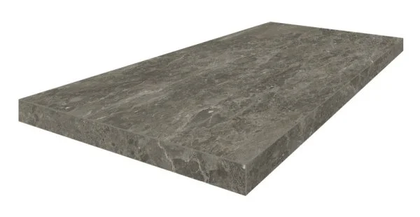 Керамогранит Coliseum Да Винчи Браун Ступень угловая левая (Натуральный, 33х60) в Казани